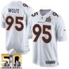 Cheap Derek Wolfe Broncos Youth Jersey From China White Super Bowl 50 game event Game #95