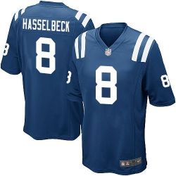 Cheap Matt Hasselbeck Colts Youth Jersey From China Blue Game #8