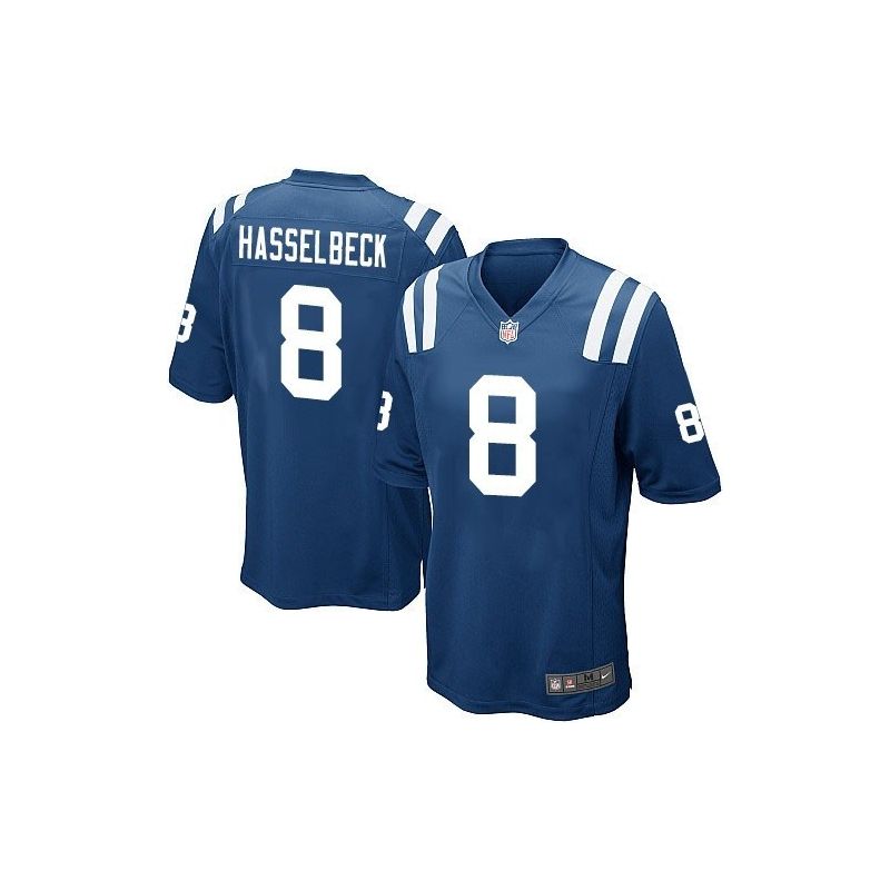 Cheap Matt Hasselbeck Colts Youth Jersey From China Blue Game #8