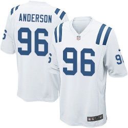 Cheap Henry Anderson Colts Youth Jersey From China White Game #96