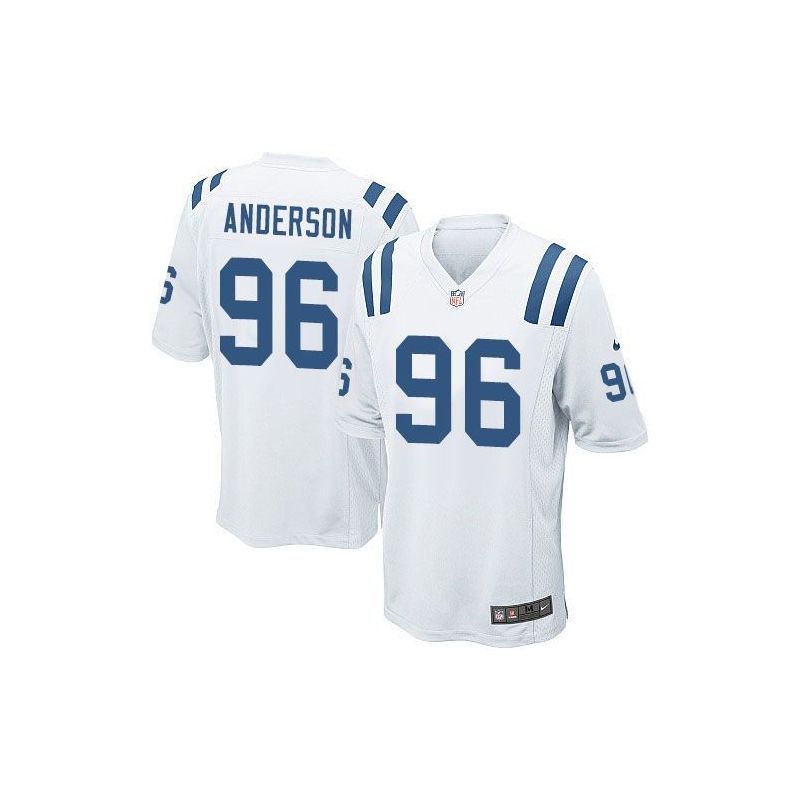 Cheap Henry Anderson Colts Youth Jersey From China White Game #96