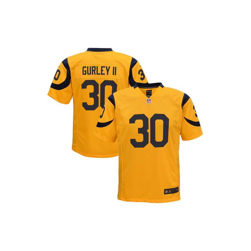 Cheap Todd Gurley II Rams Youth Jersey From China Gold Game #30