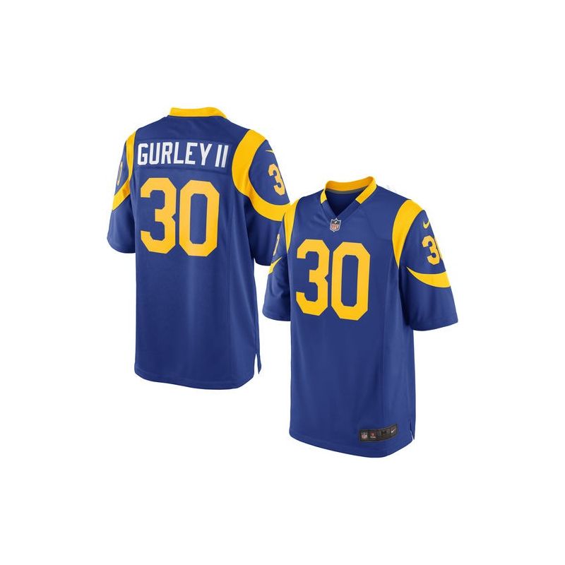 Cheap Todd Gurley II Rams Youth Jersey From China Royal Blue Game #30