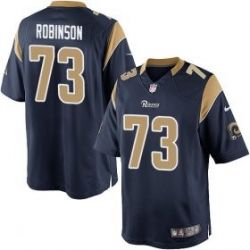 Cheap Greg Robinson Rams Youth Jersey From China Blue Game #73