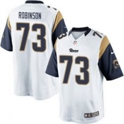 Cheap Greg Robinson Rams Youth Jersey From China White Game #73