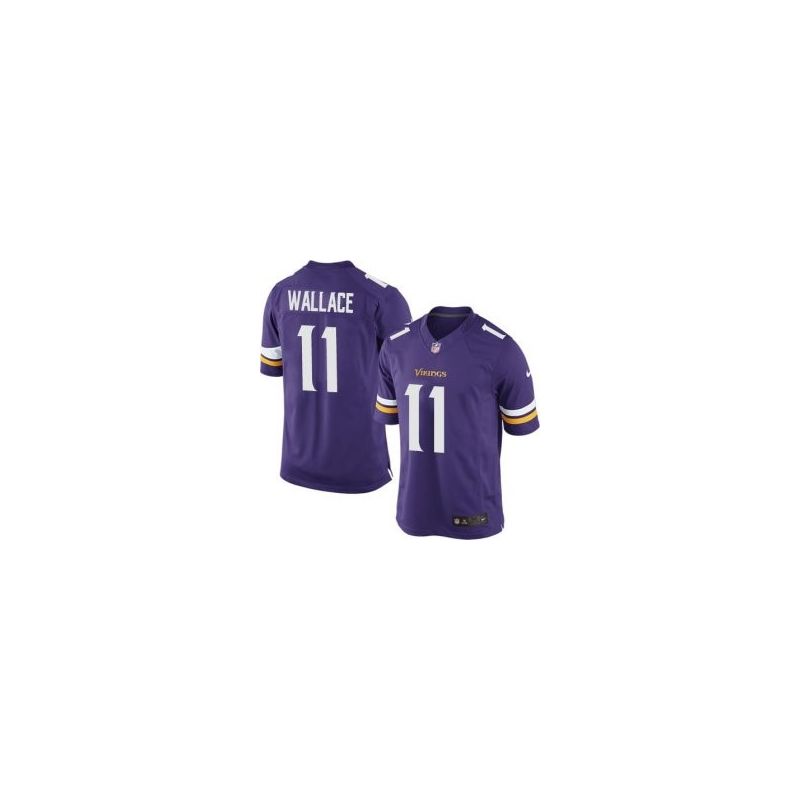 Cheap Mike Wallace Vikings Youth Jersey From China Purple Game #11