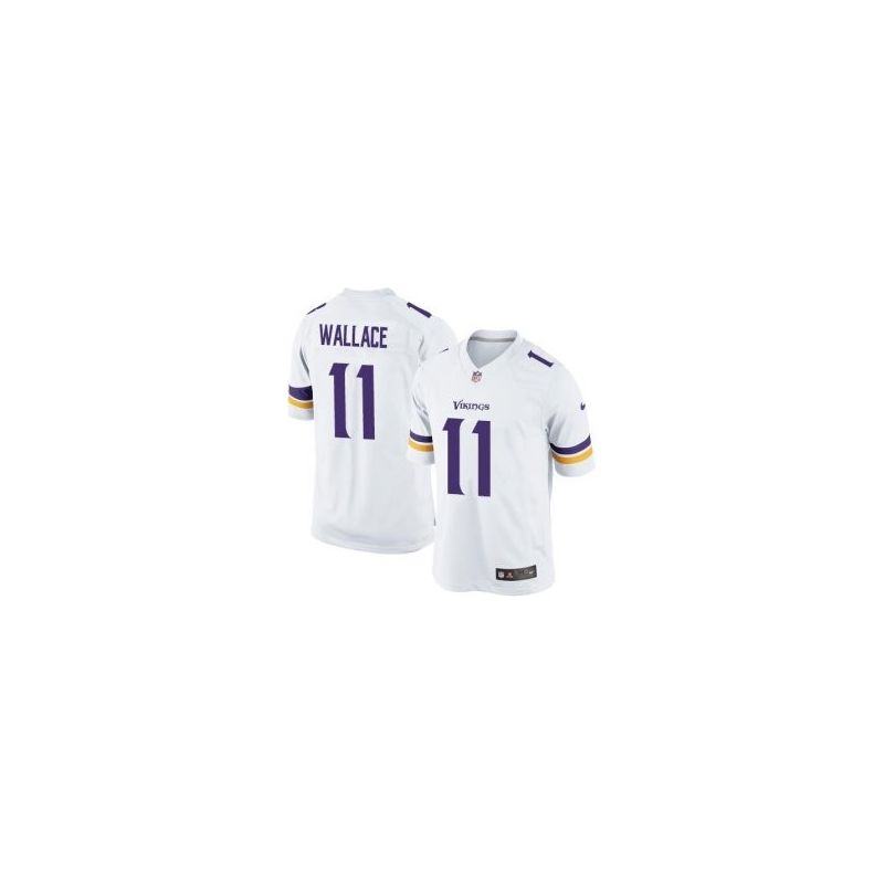 Cheap Mike Wallace Vikings Youth Jersey From China White Game #11