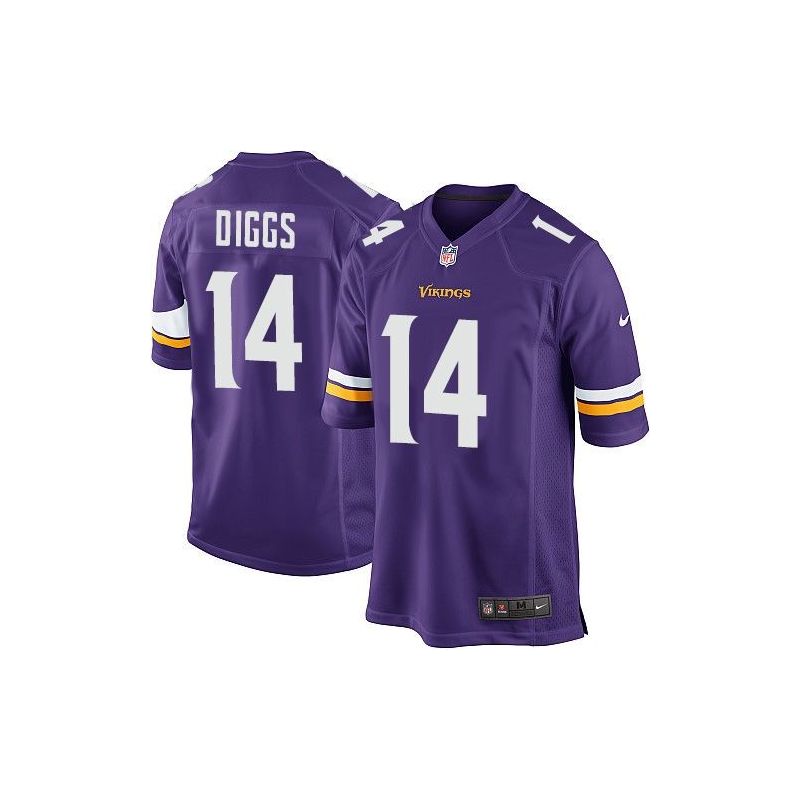 Cheap Stefon Diggs Vikings Youth Jersey From China Purple Game #14