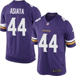 Cheap Matt Asiata Vikings Youth Jersey From China Purple Game #44