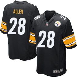Cheap Cortez Allen Steelers Youth Jersey From China Black Game #28