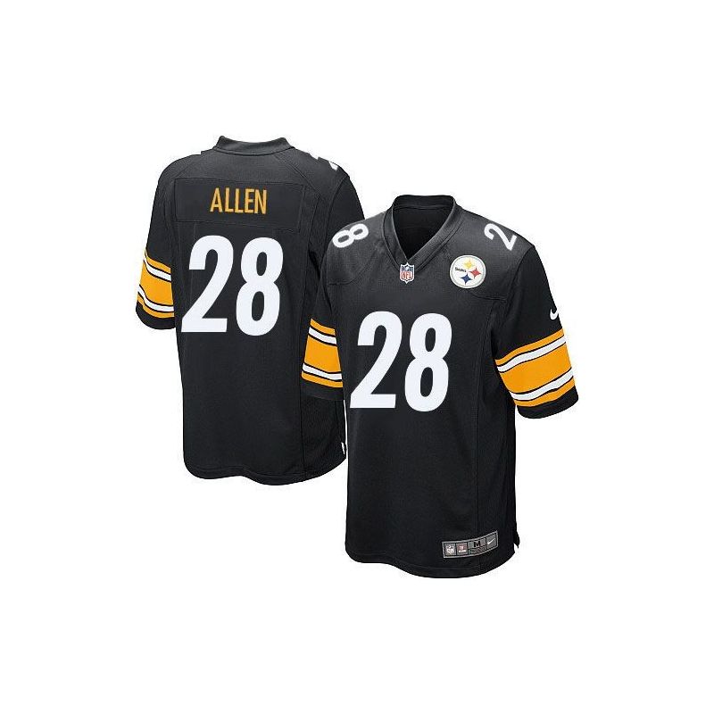 Cheap Cortez Allen Steelers Youth Jersey From China Black Game #28