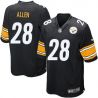 Cheap Cortez Allen Steelers Youth Jersey From China Black Game #28