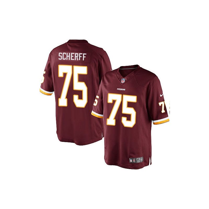 Cheap Brandon Scherff Redskins Youth Jersey From China Red Game #75