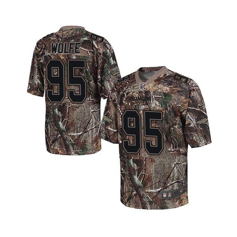 Cheap Derek Wolfe Broncos Jersey From China Camo #95