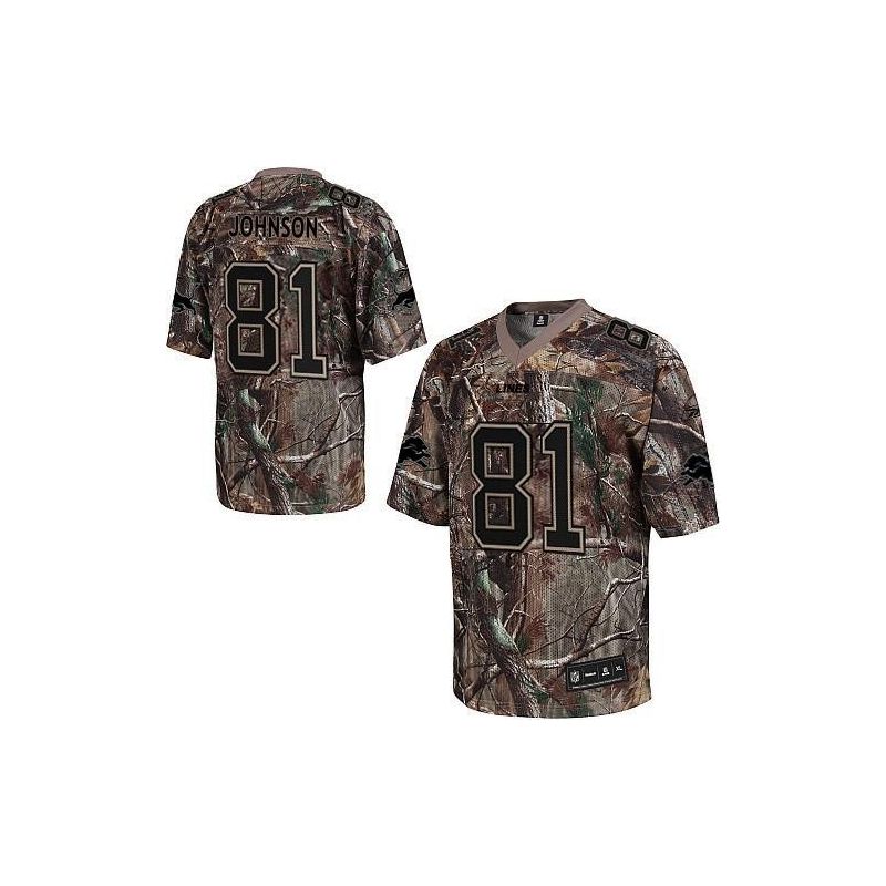 Cheap Calvin Johnson Lions Jersey From China Camo #81