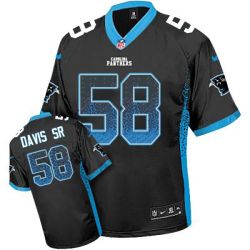 Cheap Thomas Davis Sr Panthers Jersey From China Black Drift Fashion I #58