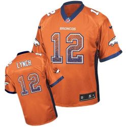 Cheap Paxton Lynch Broncos Jersey From China Orange Drift Fashion I #12