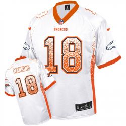 Cheap Peyton Manning Broncos Jersey From China White Drift Fashion I #18