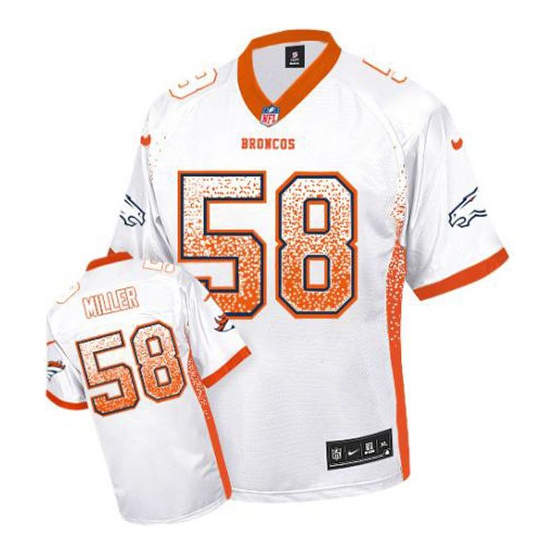 Cheap Von Miller Broncos Jersey From China White Drift Fashion I #58
