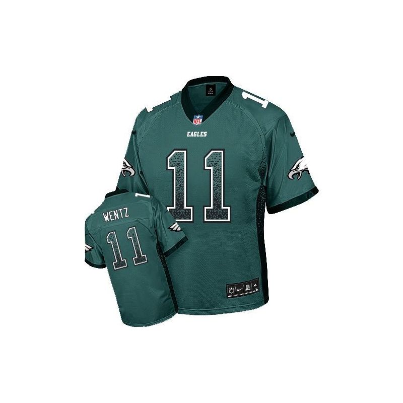 Cheap Carson Wentz Eagles Jersey From China Green Drift Fashion I #11