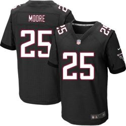 Cheap William Moore Falcons Jersey From China Black Elite #25
