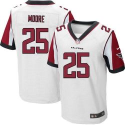 Cheap William Moore Falcons Jersey From China White Elite #25