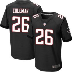 Cheap Tevin Coleman Falcons Jersey From China Black Elite #26