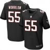 Cheap Paul Worrilow Falcons Jersey From China Black Elite #55