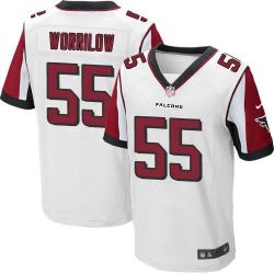 Cheap Paul Worrilow Falcons Jersey From China White Elite #55