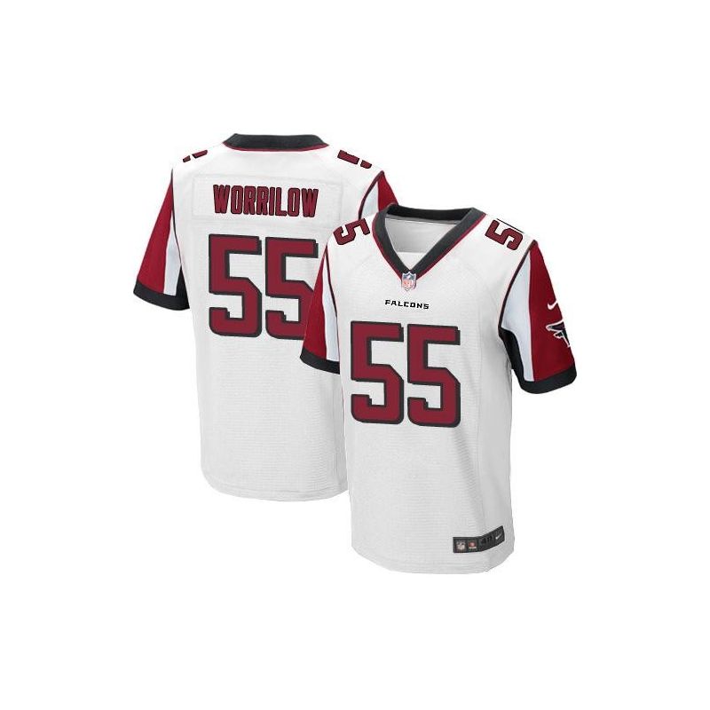 Cheap Paul Worrilow Falcons Jersey From China White Elite #55