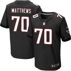 Cheap Jake Matthews Falcons Jersey From China Black Elite #70