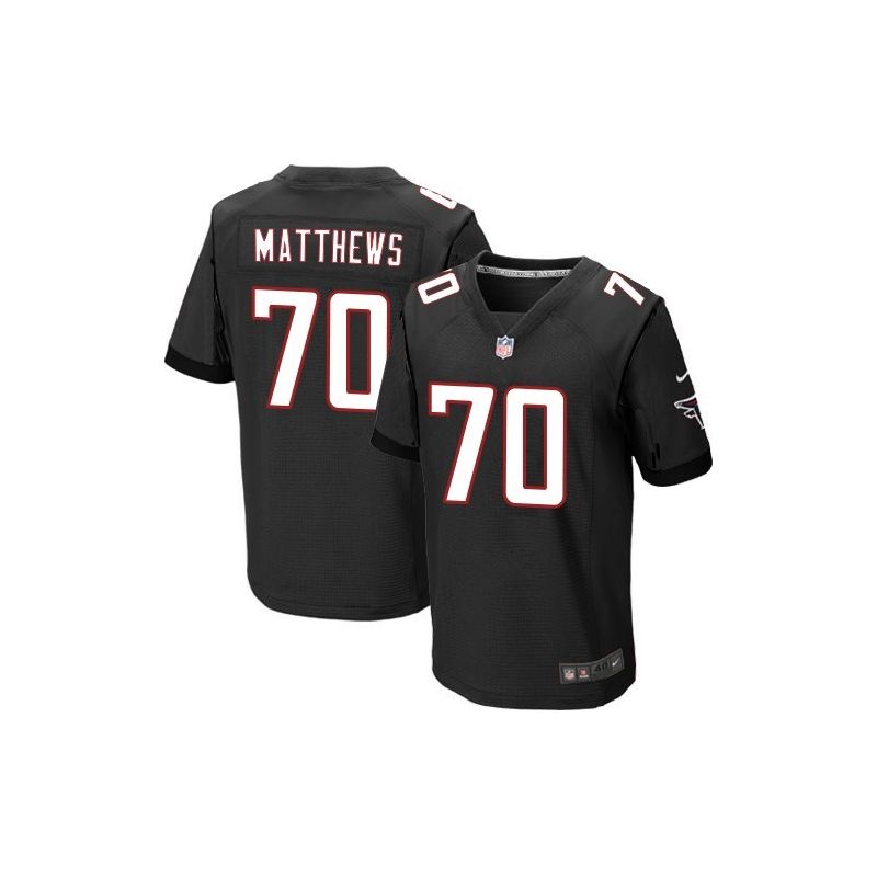Cheap Jake Matthews Falcons Jersey From China Black Elite #70