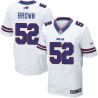 Cheap Preston Brown Bills Jersey From China White Elite #52