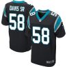 Cheap Thomas Davis Sr Panthers Jersey From China Black Elite #58