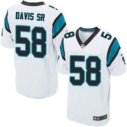 Cheap Thomas Davis Sr Panthers Jersey From China White Elite #58