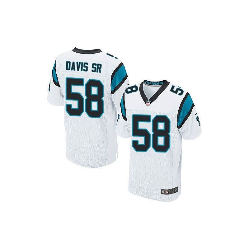 Cheap Thomas Davis Sr Panthers Jersey From China White Elite #58
