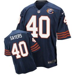 Cheap Gale Sayers Bears Jersey From China Navy Retro Elite #40