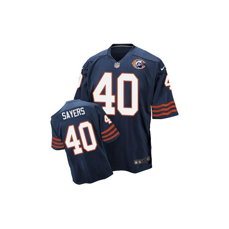 Cheap Gale Sayers Bears Jersey From China Navy Retro Elite #40
