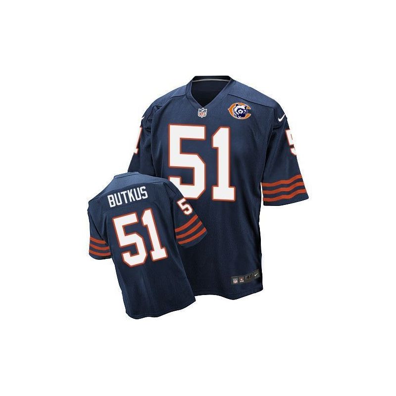 Cheap Dick Butkus Bears Jersey From China Navy Retro Elite #51