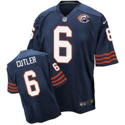 Cheap Jay Cutler Bears Jersey From China Navy Retro Elite #6