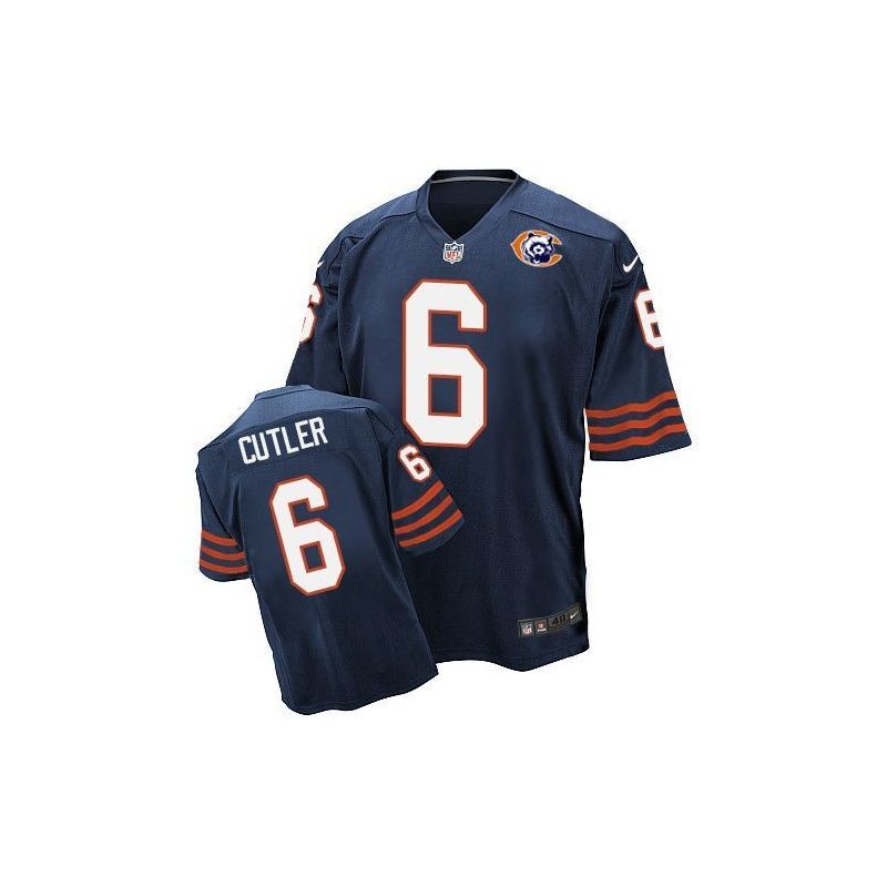 Cheap Jay Cutler Bears Jersey From China Navy Retro Elite #6