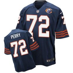 Cheap William Perry Bears Jersey From China Navy Retro Elite #72