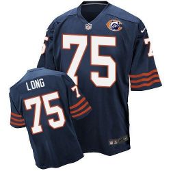 Cheap Kyle Long Bears Jersey From China Navy Retro Elite #75
