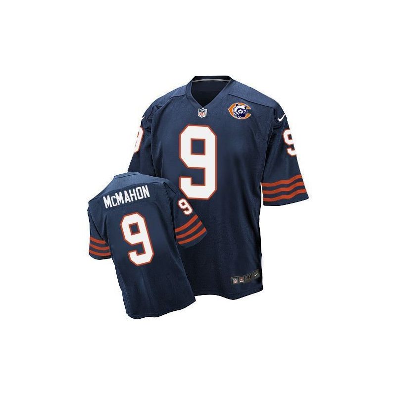 Cheap Jim McMahon Bears Jersey From China Navy Retro Elite #9