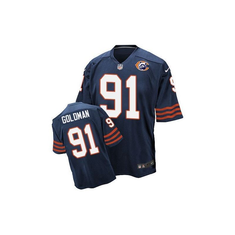 Cheap Eddie Goldman Bears Jersey From China Navy Retro Elite #91