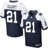 Cheap Ezekiel Elliott Cowboys Jersey From China Blue Thanksgiving Elite #21