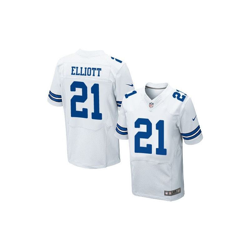 Cheap Ezekiel Elliott Cowboys Jersey From China White Elite #21