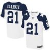 Cheap Ezekiel Elliott Cowboys Jersey From China White Thanksgiving Elite #21