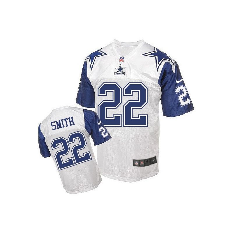 Cheap Emmitt Smith Cowboys Jersey From China White Retro Elite #22