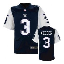 Cheap Brandon Weeden Cowboys Jersey From China Navy Retro Elite #3